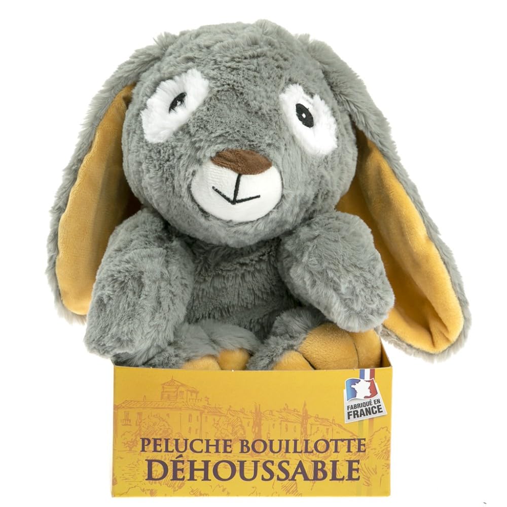 pelucho-bouillotte-peluche-lapin-d-houssable-bl-lavande-france image 2