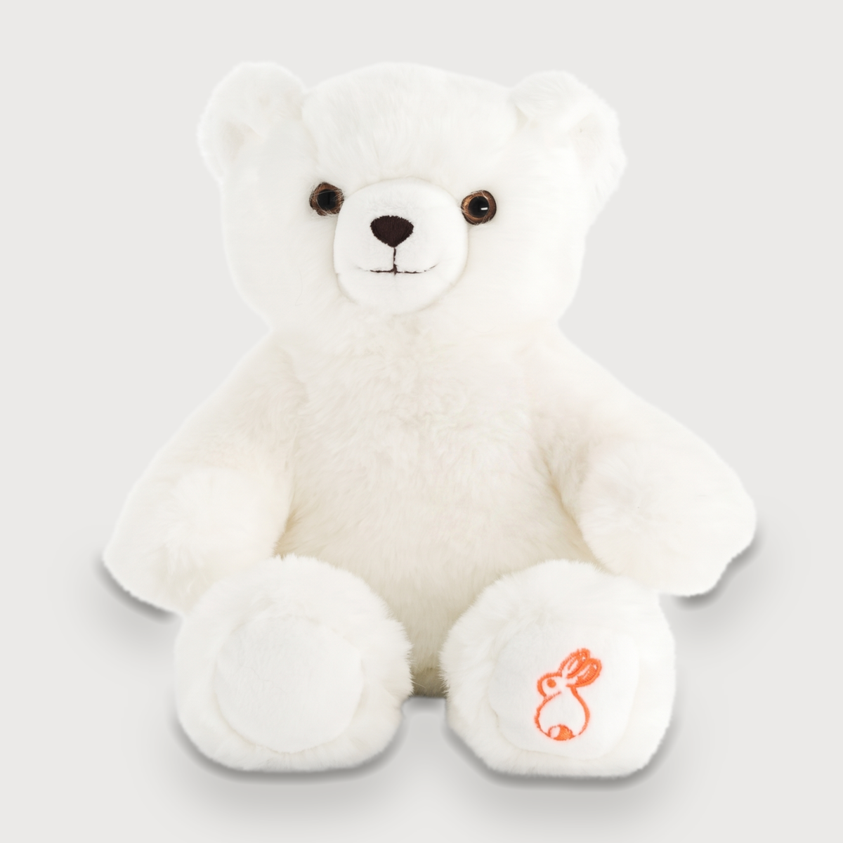 la-pelucherie-ours-mile-ours-en-peluche-petit-25-cm-blanc image 1