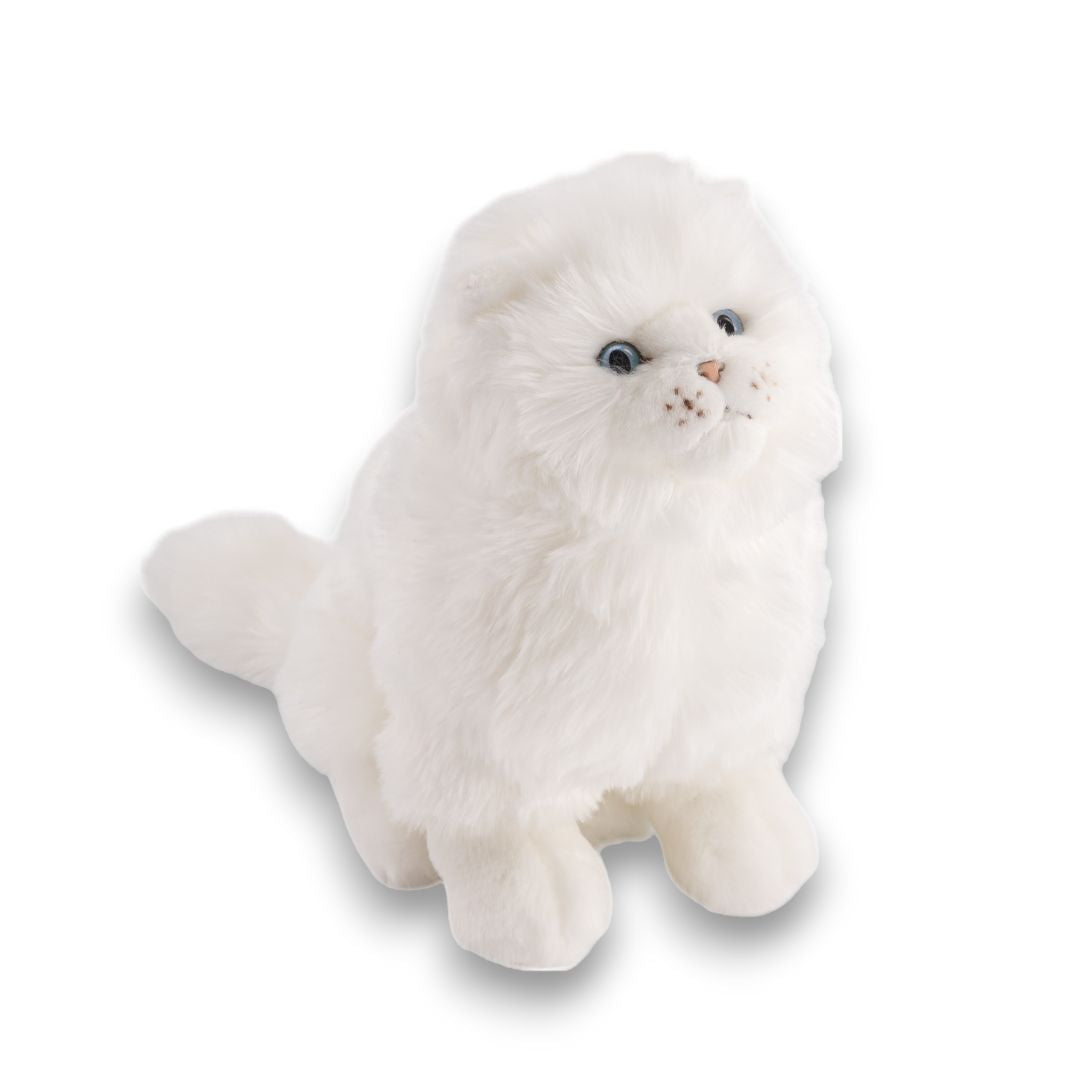 la-pelucherie-oscar-peluche-chat-moyen-assis-30-cm-blanc image 8