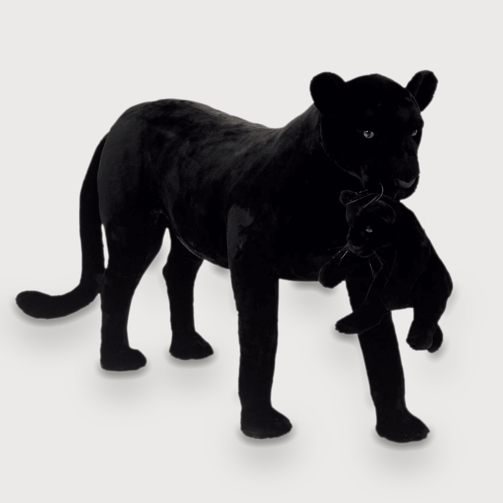la-pelucherie-pi-ces-d-exception-panth-re-z-lie-peluche-170-cm image 1