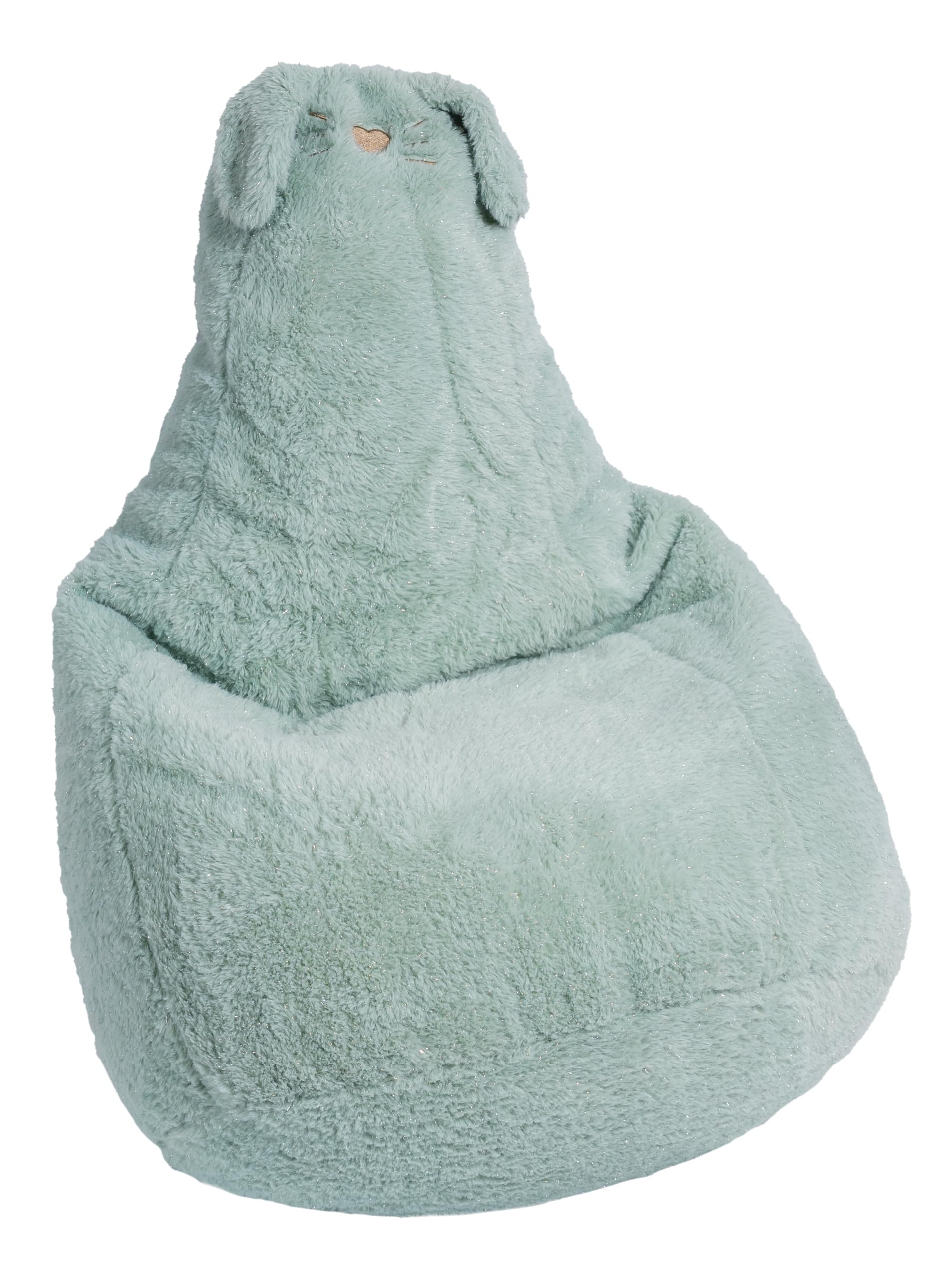pioupiou-merveilles-pouf-poire-lapin-glitter-vert-enfant image 3