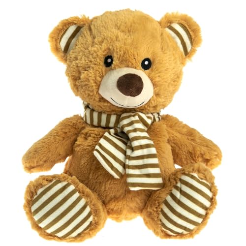 pelucho-peluches-bouillottes-bouillotte-peluche-ours-cr-me-bl-lavande image 5