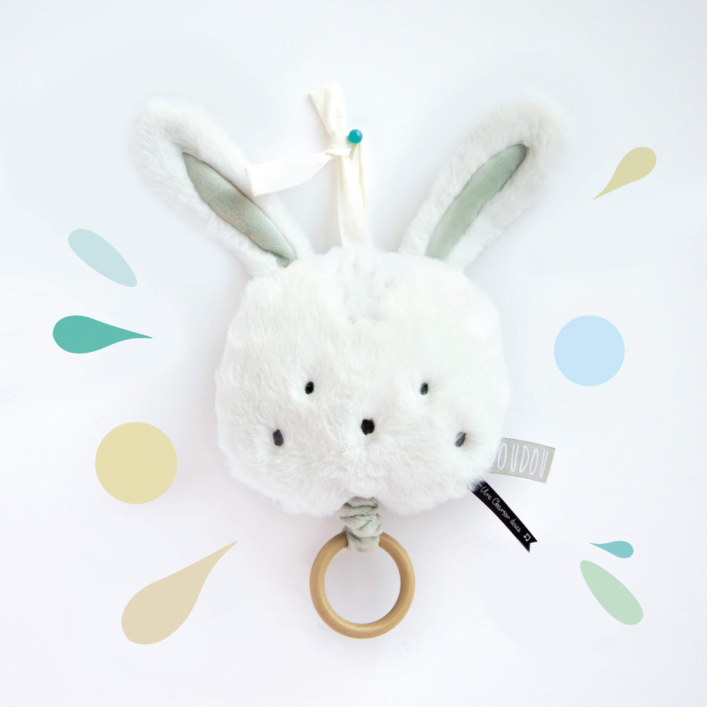 doudou-et-compagnie-aussi-doux-lapin-bo-te-musique-17cm image 2