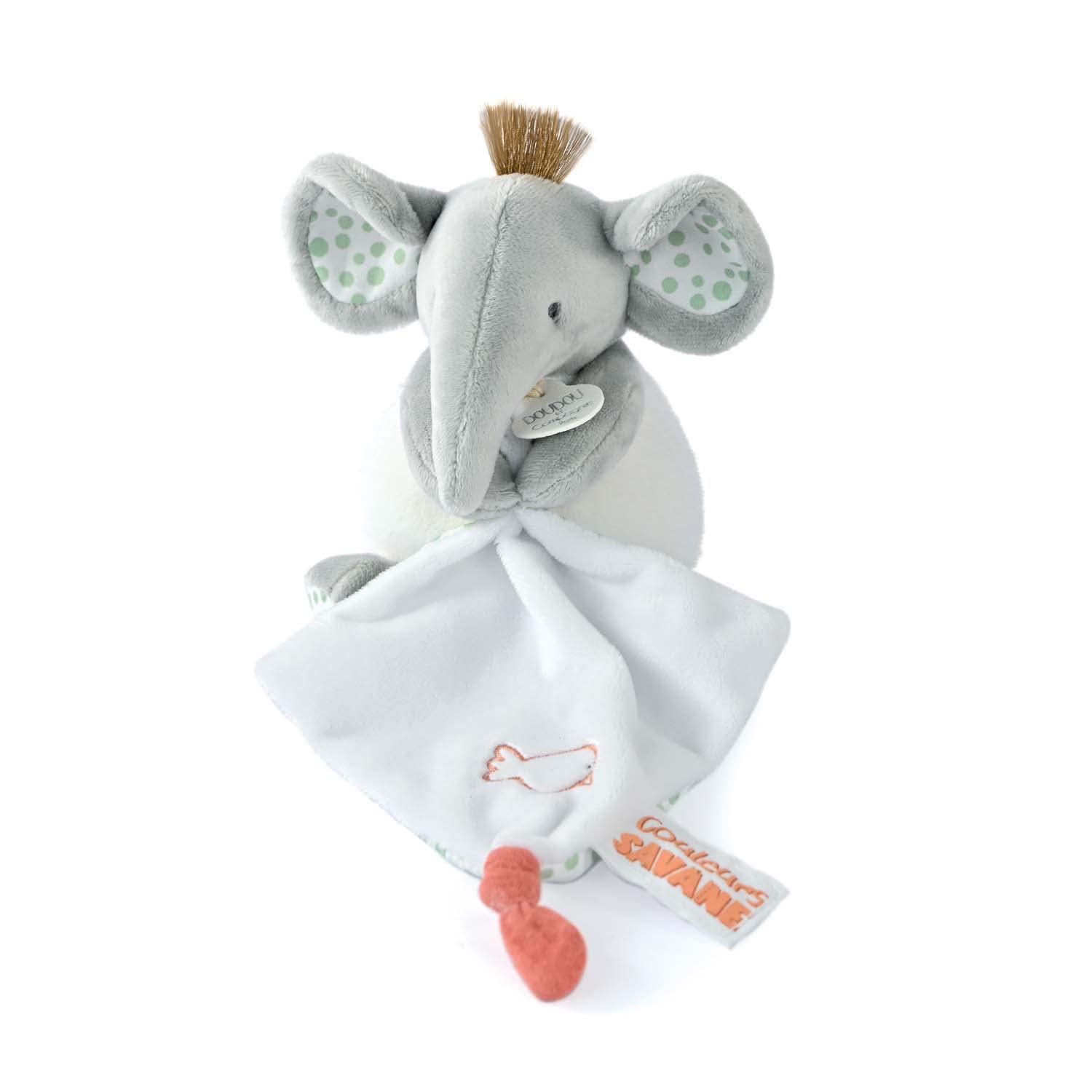 doudou-et-compagnie-couleurs-savane-dc4076-pantin-l-phant-15-cm image 2
