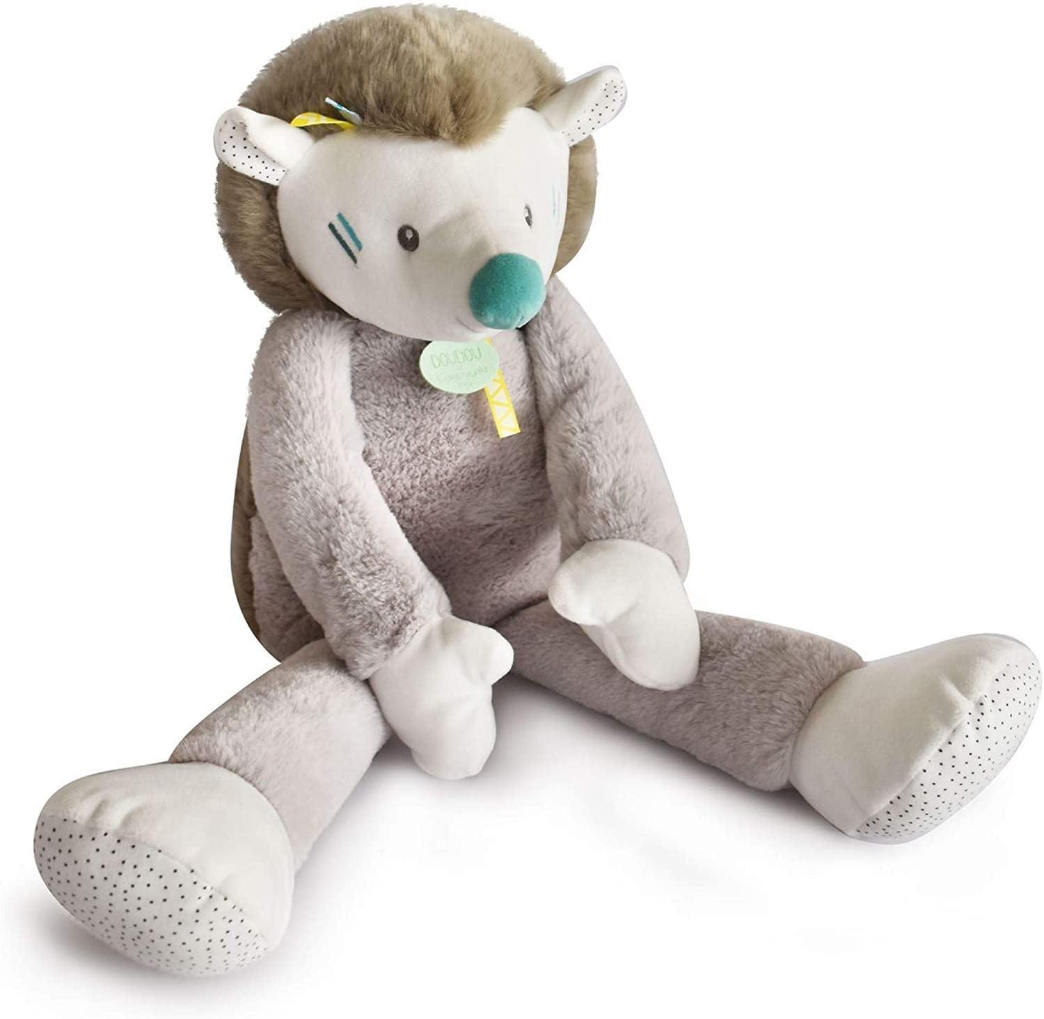 doudou-et-compagnie-tiwipi-dc3644-peluche-loup-bleu-60-cm image 5