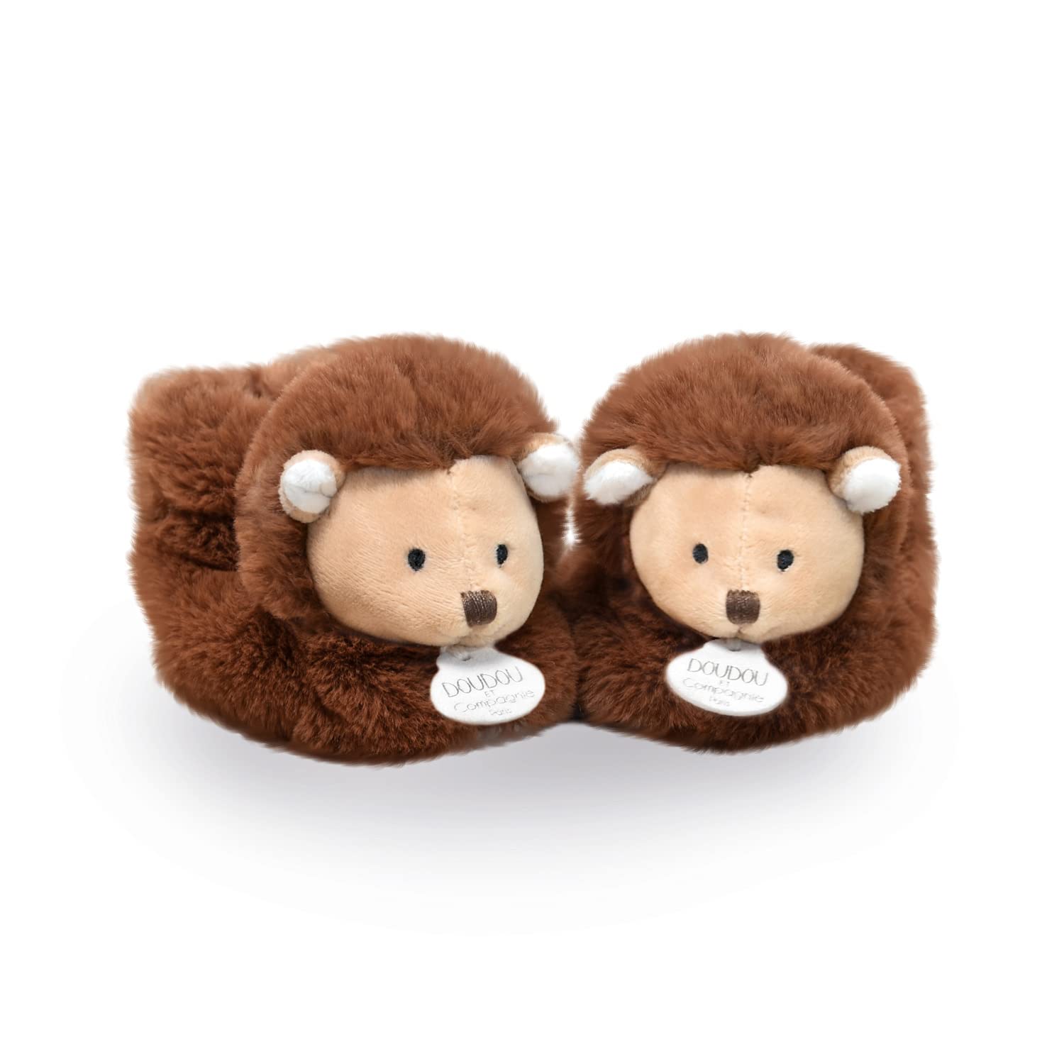 doudou-et-compagnie-chaussons-b-b-dc3998-h-risson-gris-0-6-mois image 3