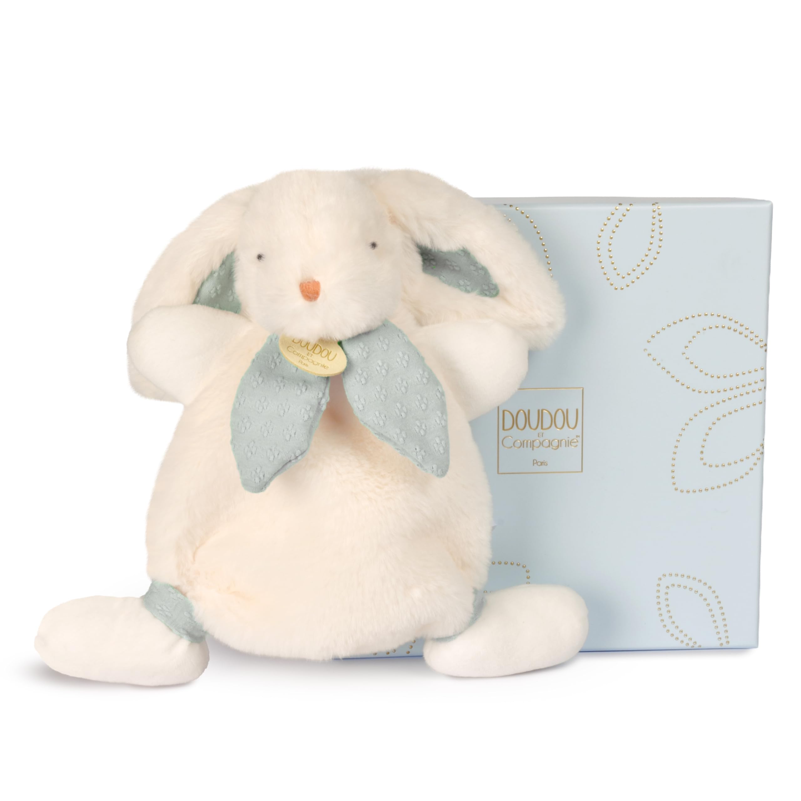 doudou-et-compagnie-happy-doudou-lapin-brun-doudou-plat-25-cm image 6