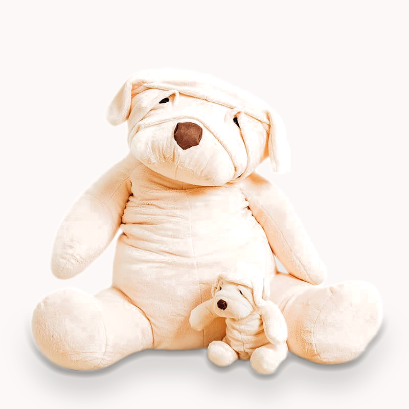 la-pelucherie-chiens-chien-albert-peluche-chien-28-cm image 1