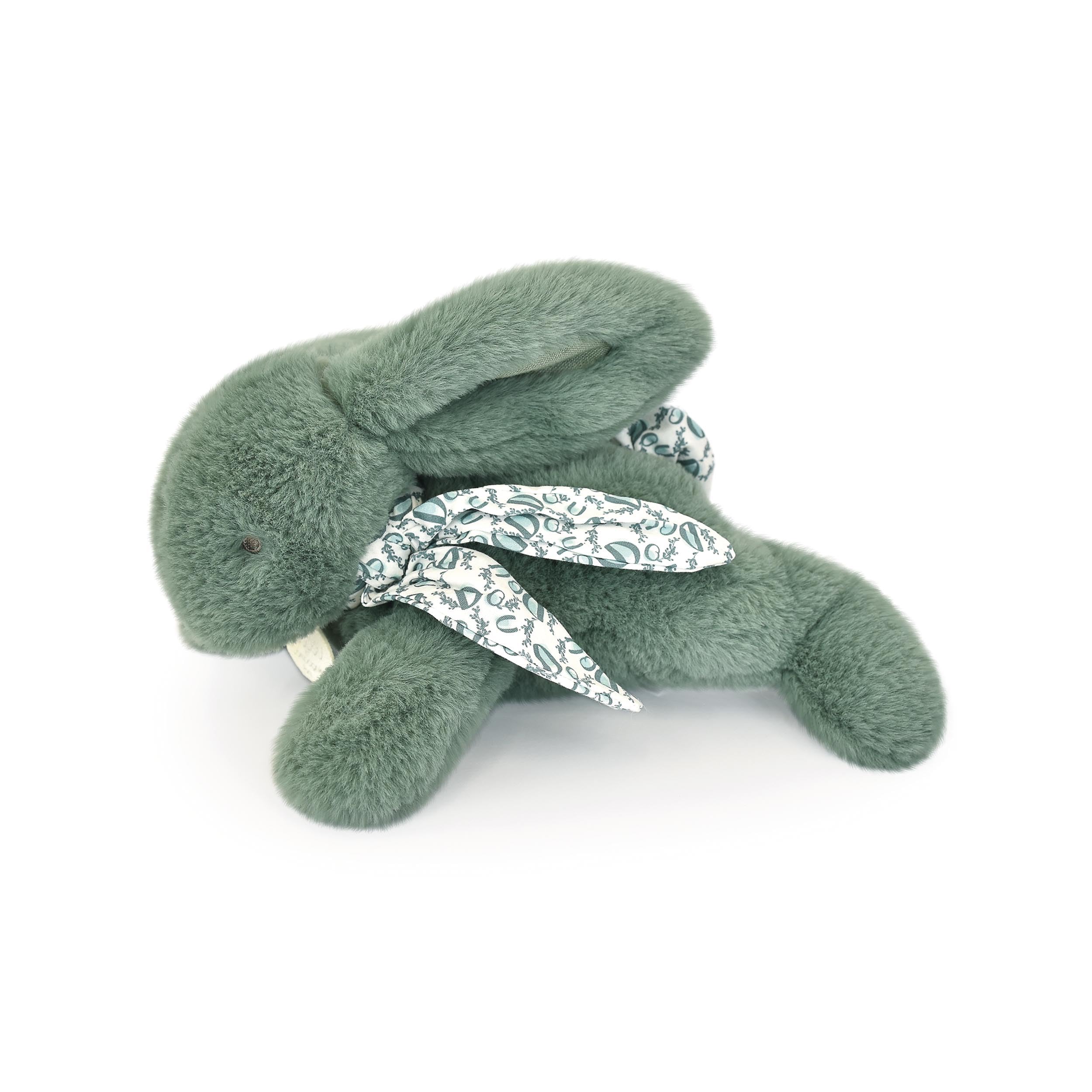 doudou-et-compagnie-lapin-doudou-dc4143-peluche-lapin-vert-sauge-29-cm image 1