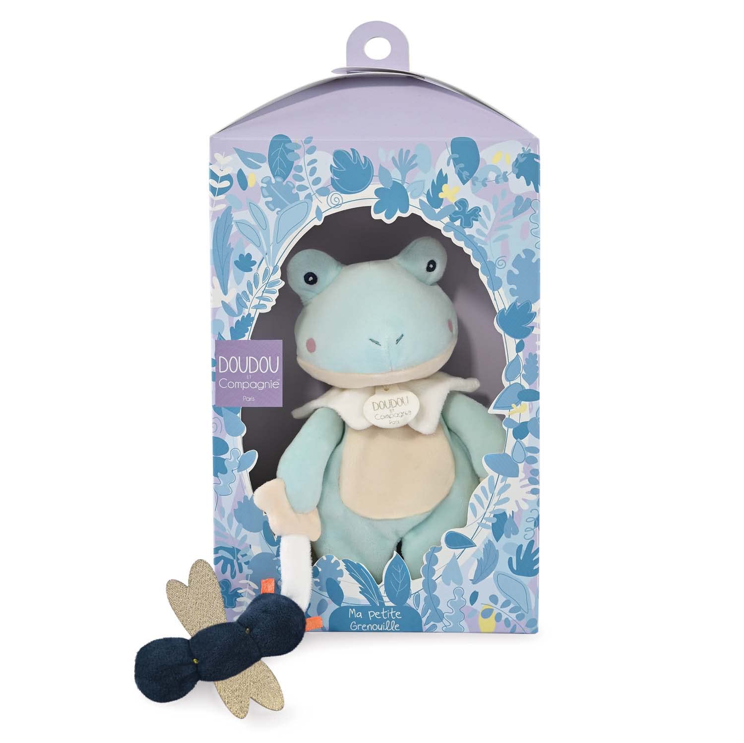 doudou-et-compagnie-coin-coin-doudou-canard-bleu-27-cm image 8