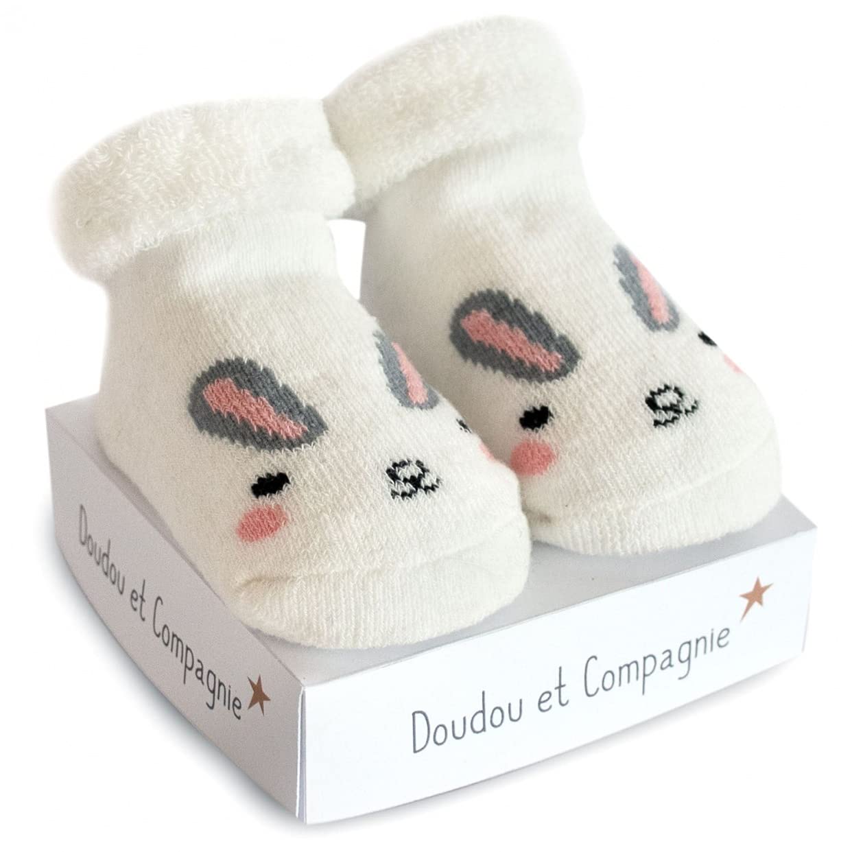 doudou-et-compagnie-chaussons-b-b-petites-bouilles-chaussettes-bleu image 4