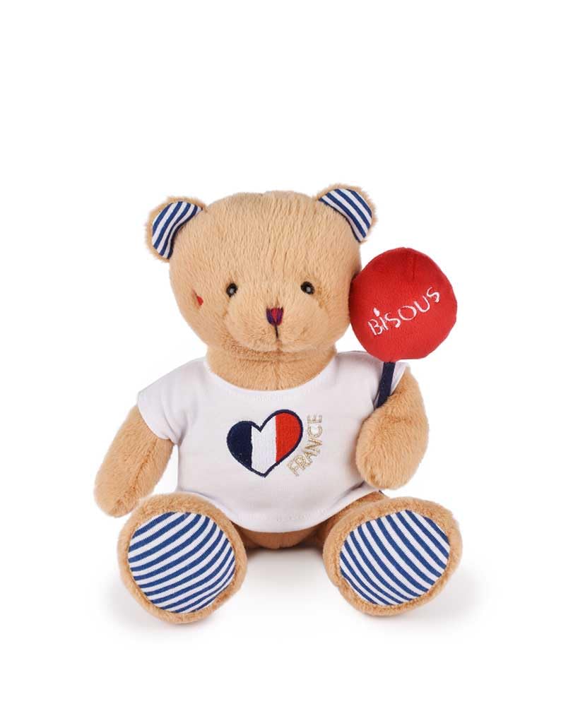 doudou-et-compagnie-amour-de-france-sp4512-ours-boulanger-peluche-25-cm image 6