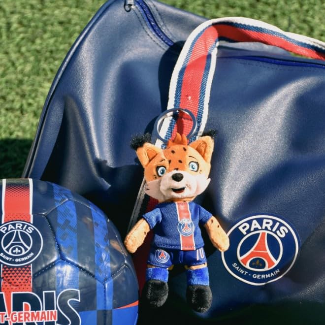 doudou-et-compagnie-psg-dc4263-porte-cl-s-peluche-germain-15cm image 6