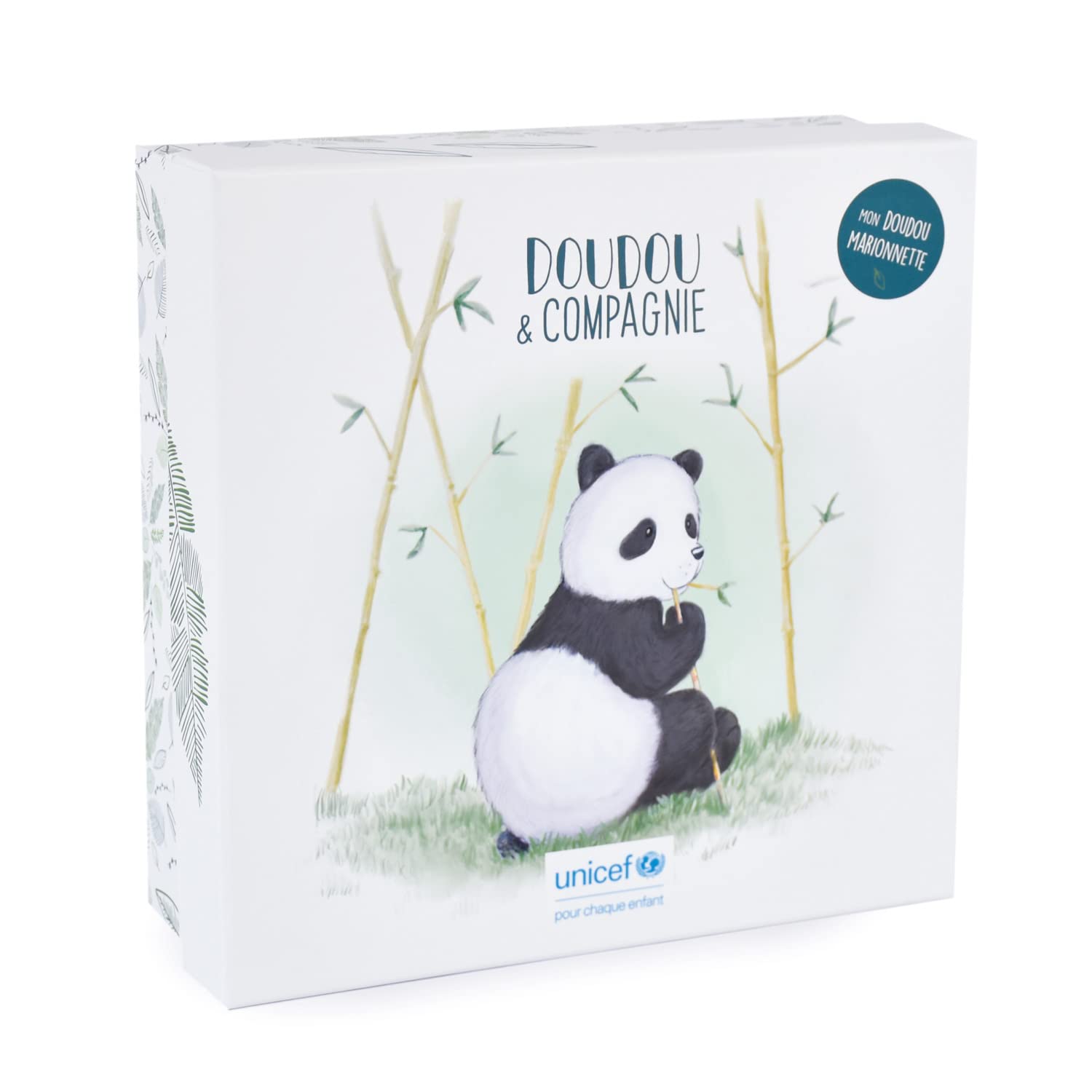 doudou-et-compagnie-marionnette-panda-unicef-25-cm-dc3990 image 3