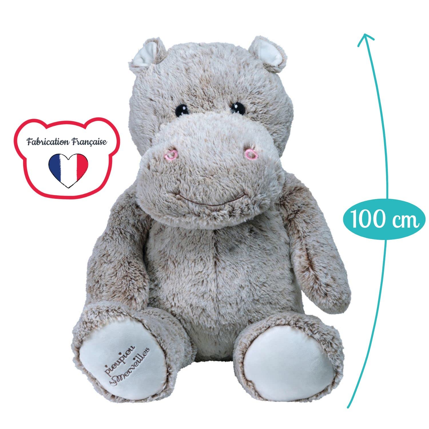 pioupiou-merveilles-l-o-l-hippo-peluche-g-ante-100-cm-made-in-france image 3