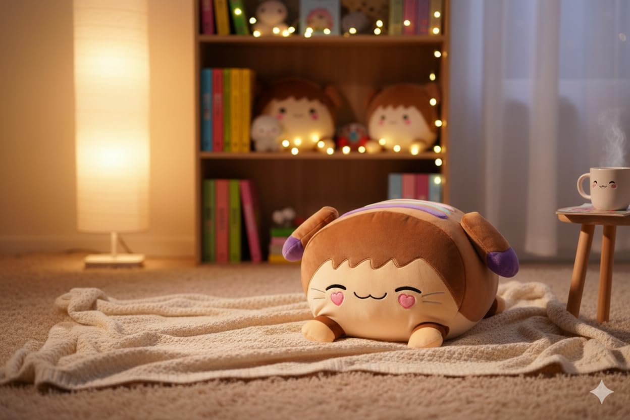 pioupiou-merveilles-cushablez-waffles-coussin-peluche-30-cm image 5