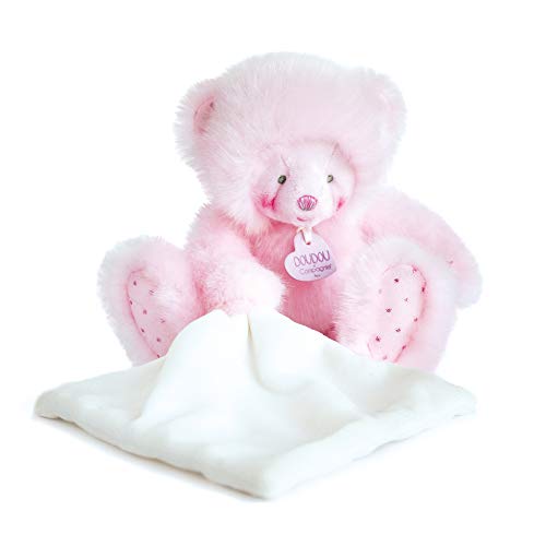 doudou-et-compagnie-les-peluches-dc3551-peluche-ours-rose-22-cm image 6