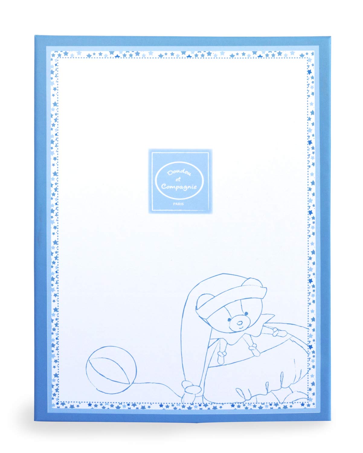 doudou-et-compagnie-petit-chou-dc2716-doudou-ours-bleu-17-cm image 3