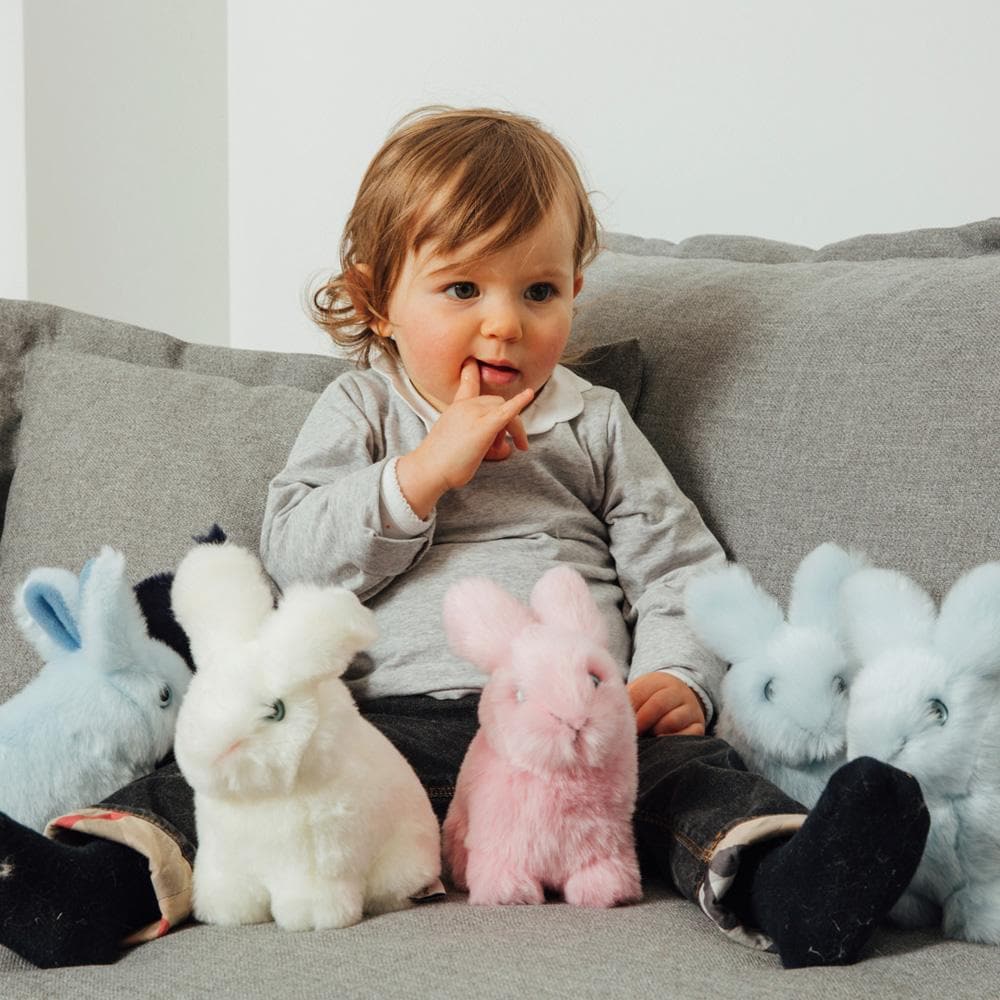 la-pelucherie-lapin-l-on-doudou-mini-15-cm-rose image 2