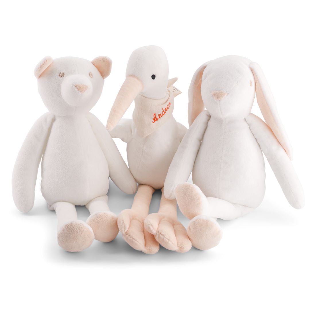 la-pelucherie-cigogne-premier-doudou-38-cm-blanc image 6