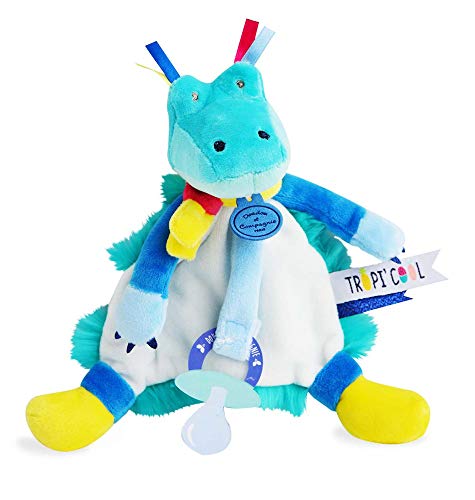 doudou-et-compagnie-attache-sucette-crocodile-vert-d-eau-20-cm image 6