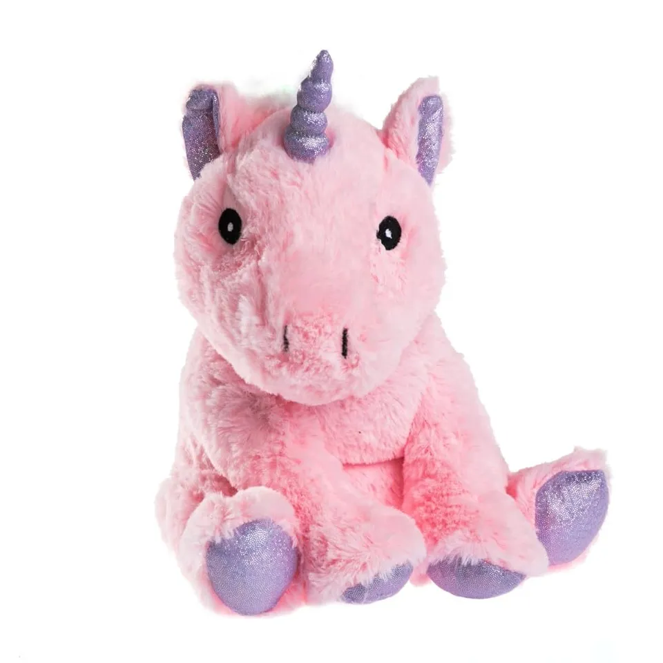pelucho-bouillotte-peluche-licorne-rose-lavande-bl-france image 1