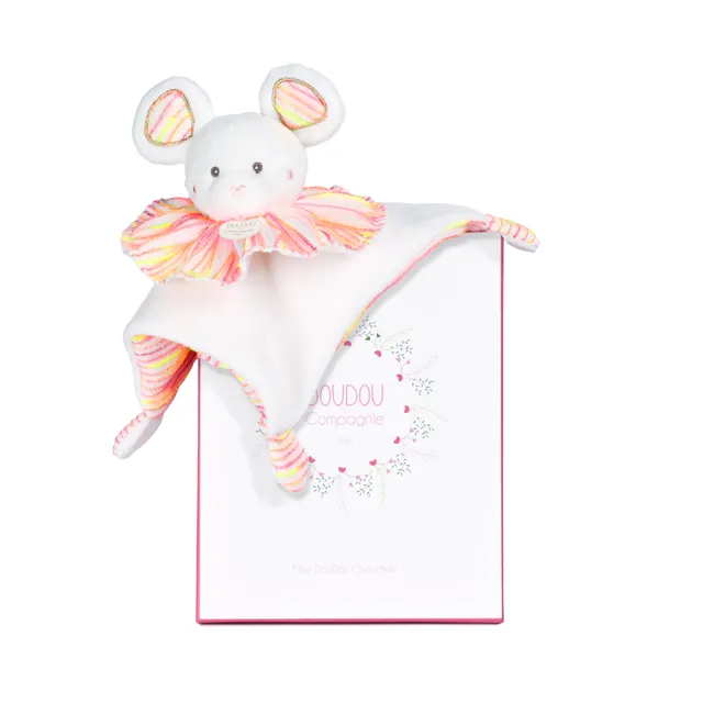 doudou-et-compagnie-les-chouchoux-souris-gris-20-cm-dc4675 image 1