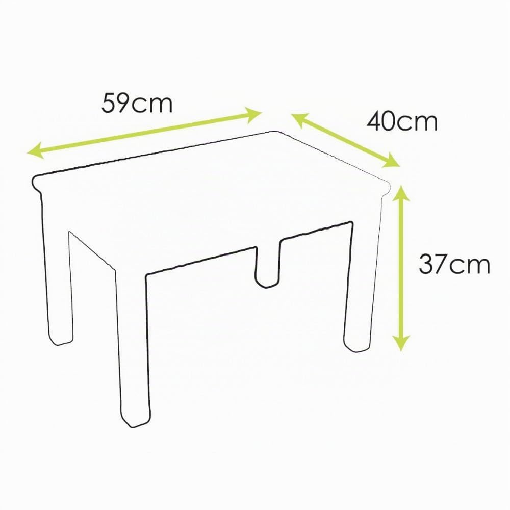 pioupiou-merveilles-table-2-chaises-bois-vert-sauge-1-4-ans image 4