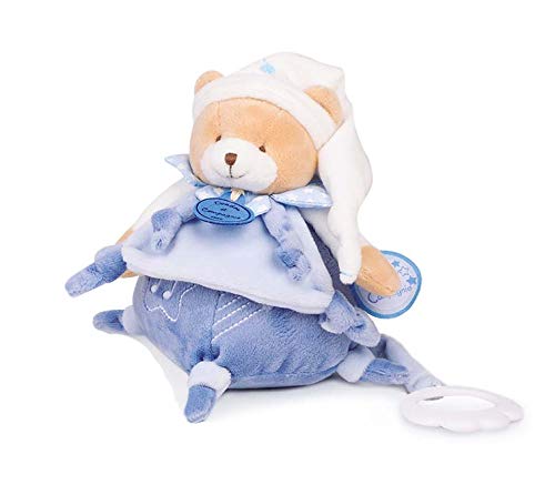 doudou-et-compagnie-petit-chou-ours-peluche-musicale-bleu-16-cm image 7