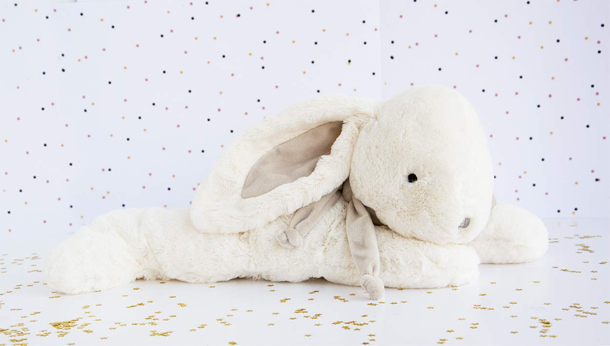 doudou-et-compagnie-lapin-bonbon-75-cm-doudou-lapin-taupe-1249 image 5