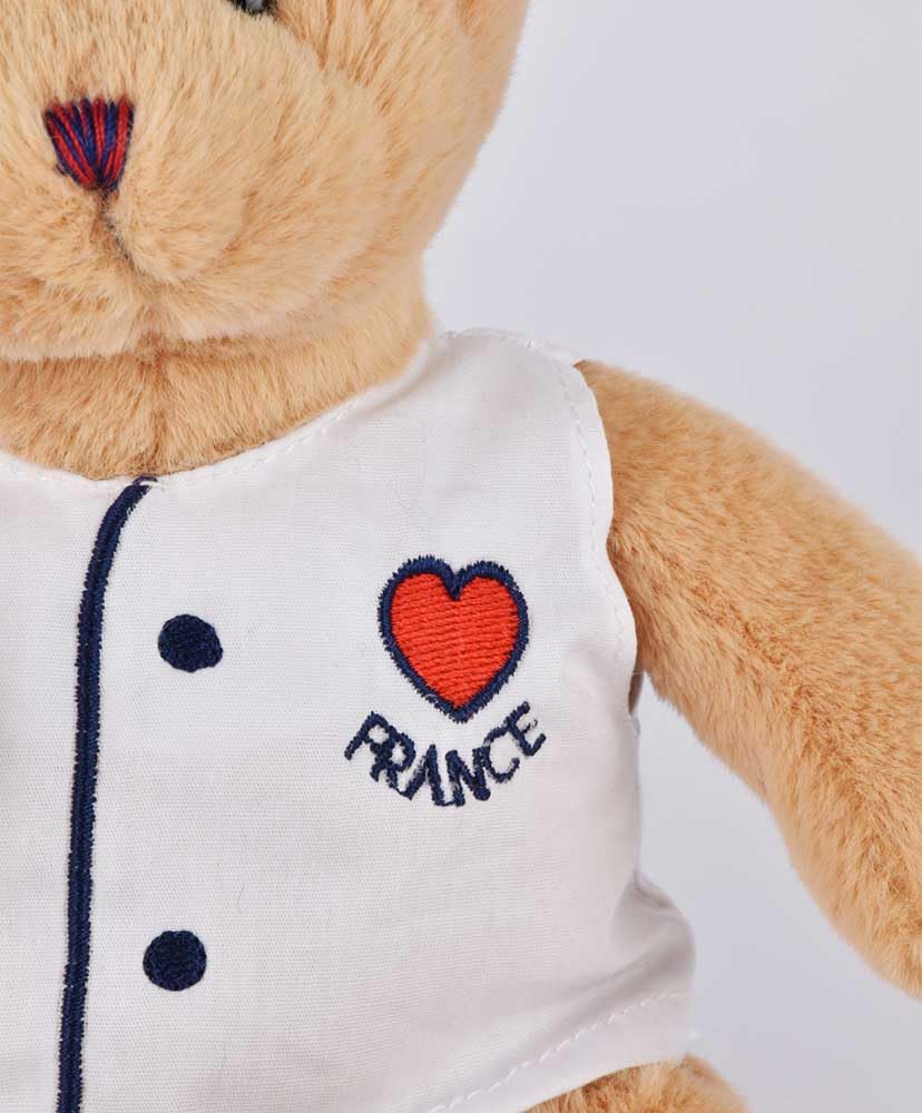 doudou-et-compagnie-amour-de-france-sp4512-ours-boulanger-peluche-25-cm image 4