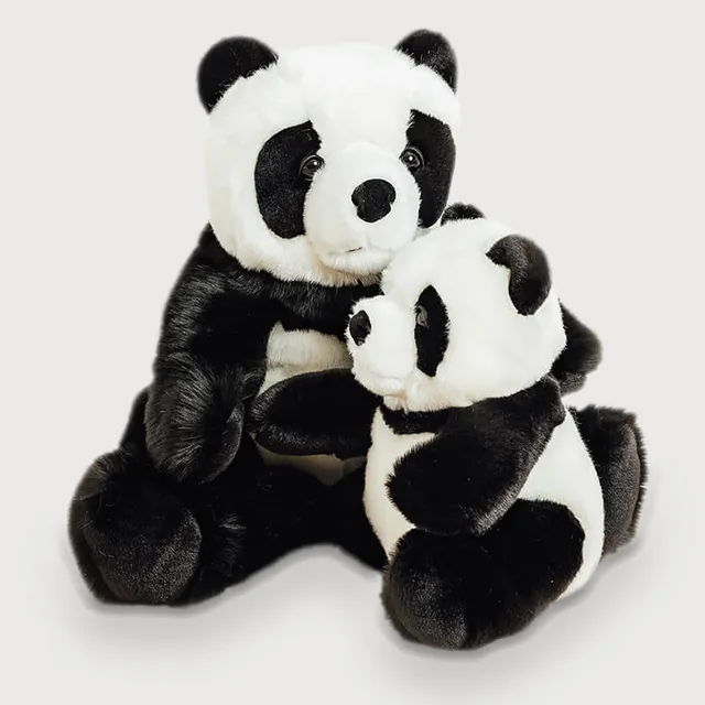 la-pelucherie-sam-panda-peluche-douce-28-cm-personnalisable image 1