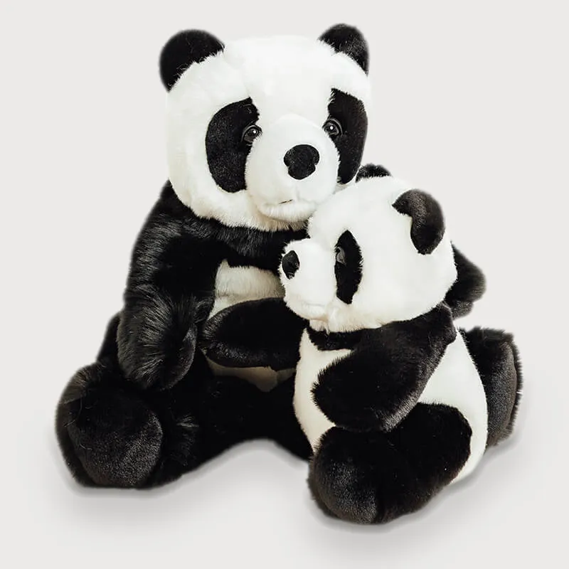la-pelucherie-sam-panda-peluche-douce-28-cm-personnalisable image 1