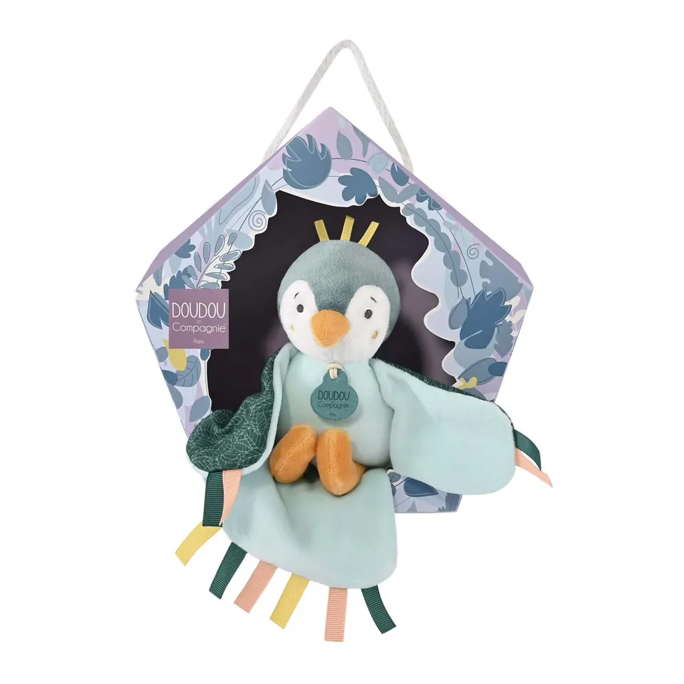 doudou-et-compagnie-dans-mon-jardin-cui-cui-oiseau-vert-23-cm-dc4047 image 1