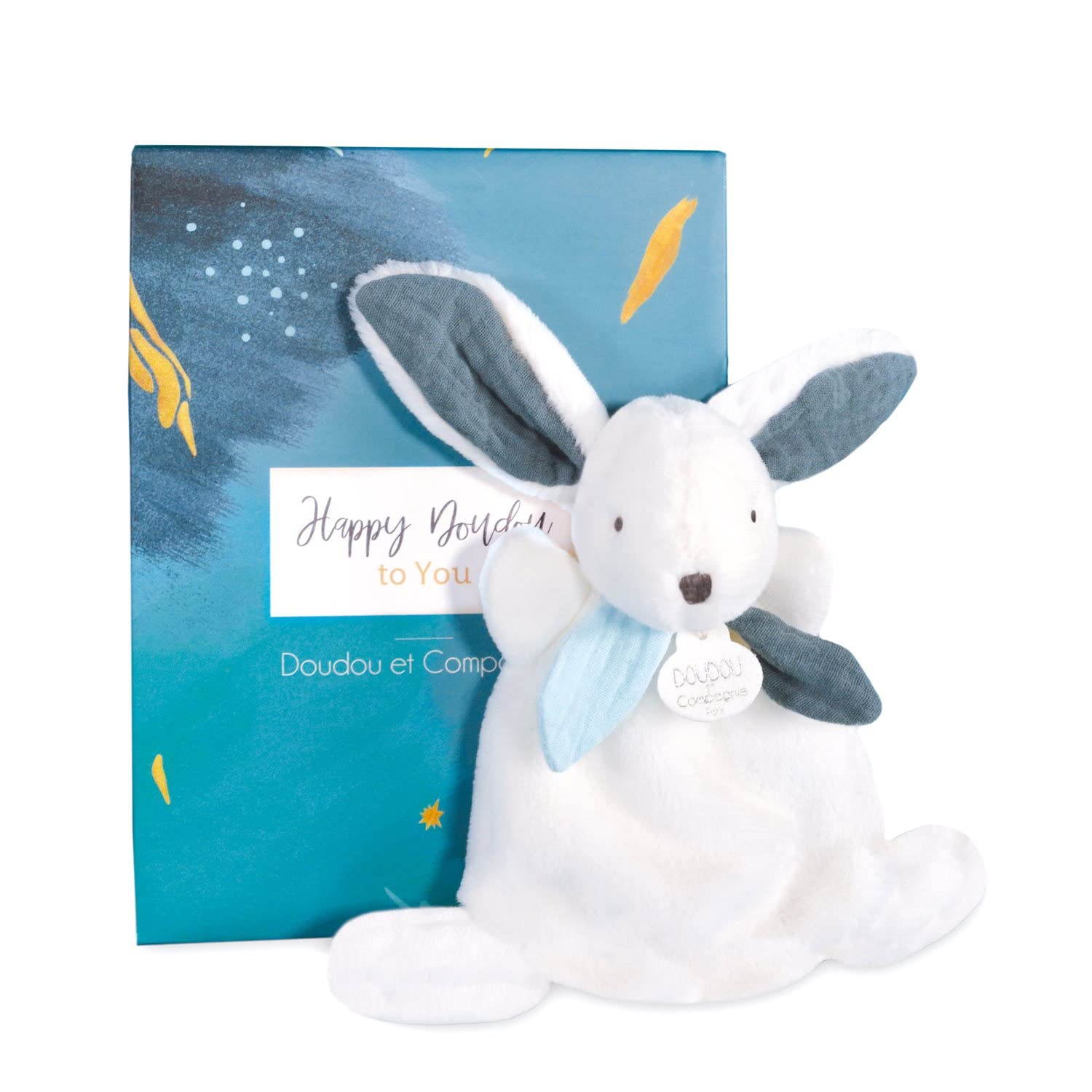 doudou-et-compagnie-happy-doudou-lapin-peluche-rose-17-cm image 5