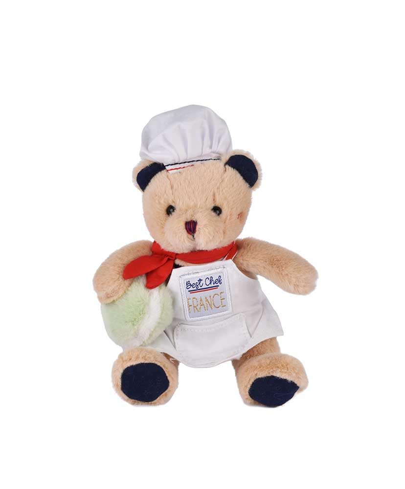 doudou-et-compagnie-amour-de-france-porte-cl-s-peluche-chien-paris-14-cm image 5