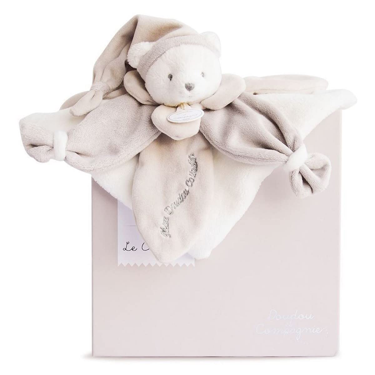 doudou-et-compagnie-les-iconiques-dc2920-doudou-plat-rose-24-cm image 6