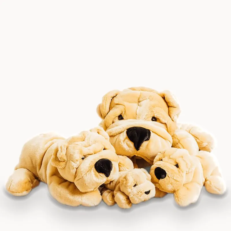 la-pelucherie-chien-hector-peluche-shar-pei-moyen-45-cm image 1