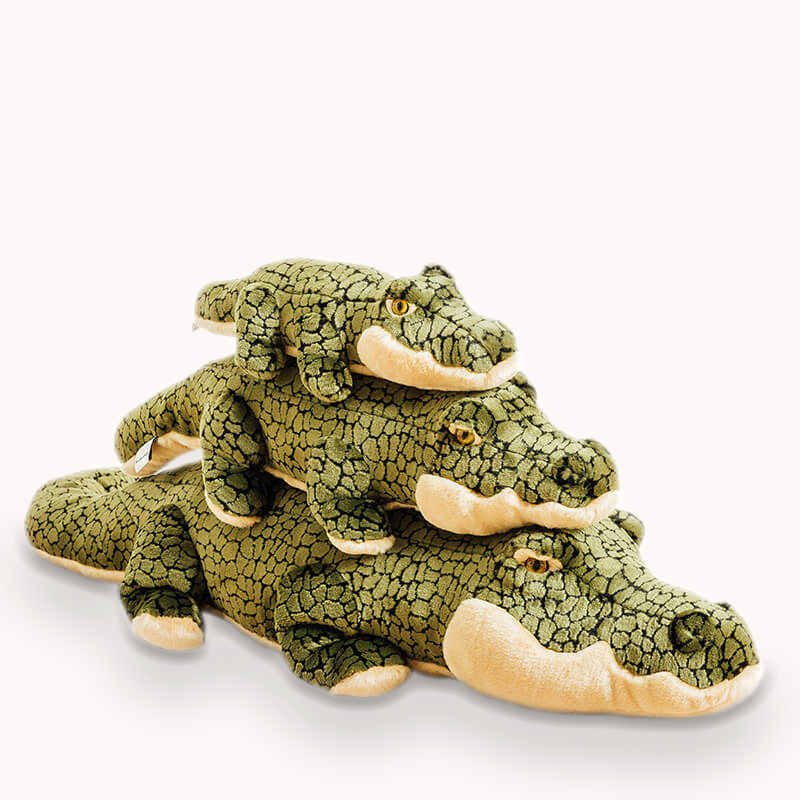 la-pelucherie-crocodile-balthazar-peluche-42-cm-jungle image 1