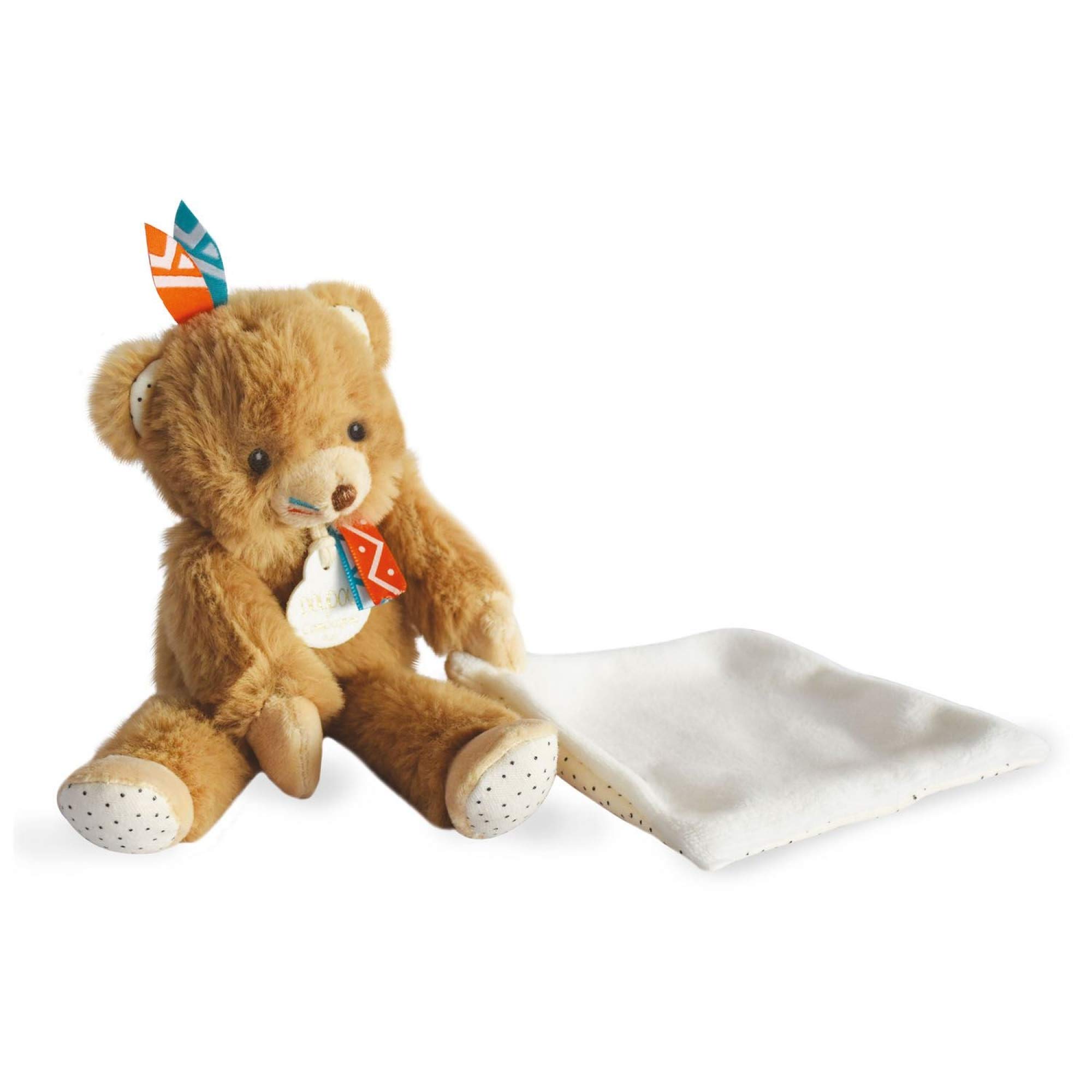 doudou-et-compagnie-tiwipi-dc3630-peluche-ours-marron-21-cm image 2