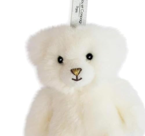 doudou-et-compagnie-porte-cl-s-peluche-ours-blanc-15cm-dc3779 image 7