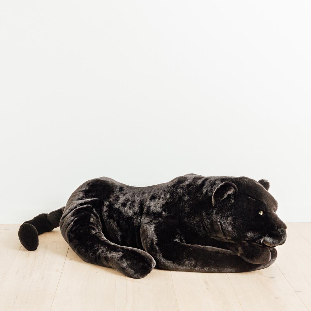 la-pelucherie-z-lie-panth-re-peluche-noire-30-cm-yeux-verts image 4