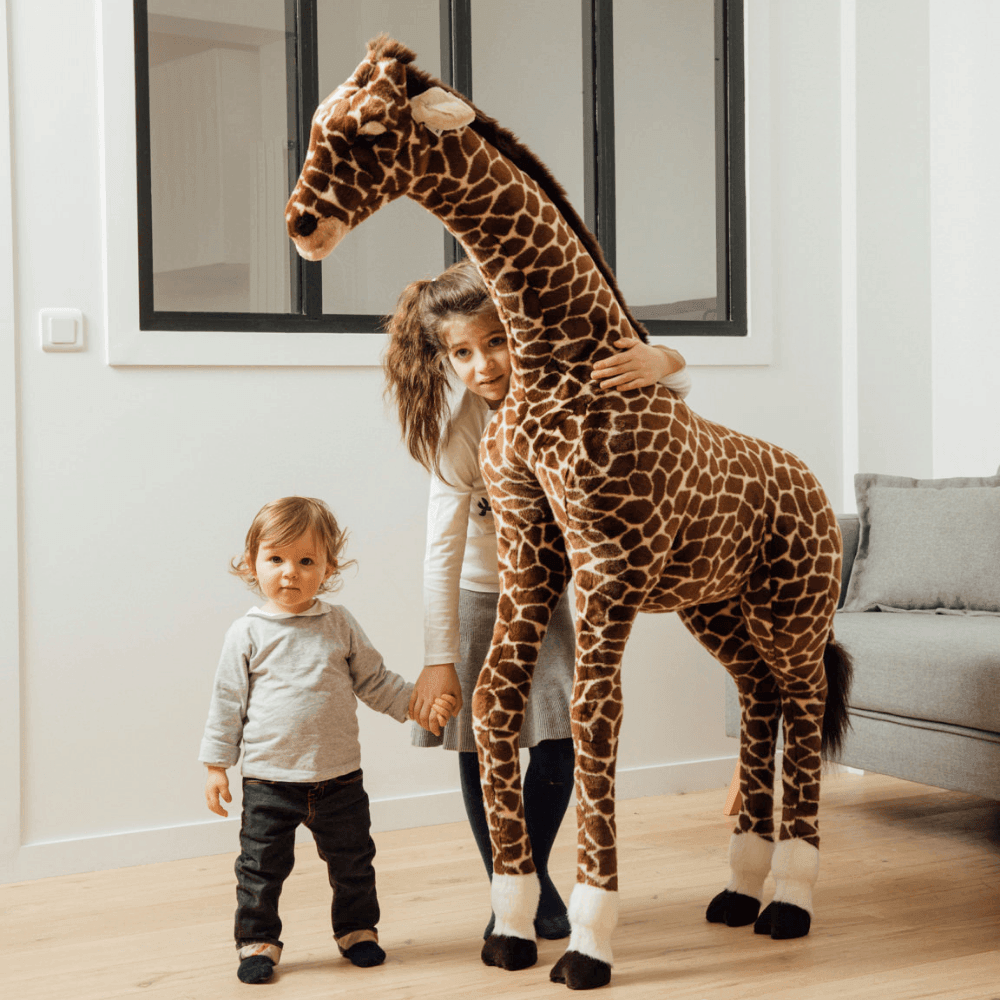 la-pelucherie-pi-ces-d-exception-girafe-zo-peluche-g-ante-200-cm image 2