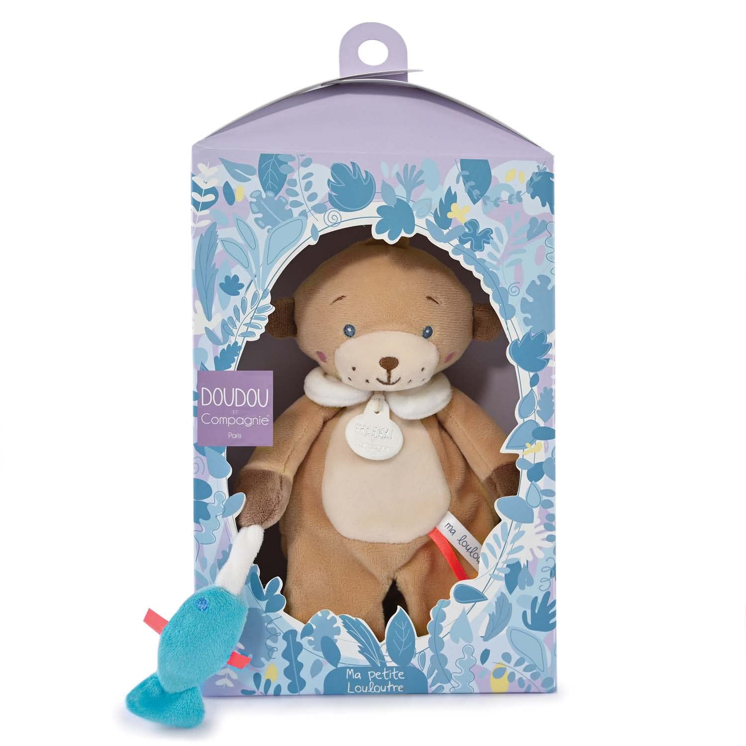 doudou-et-compagnie-coin-coin-doudou-canard-bleu-27-cm image 7
