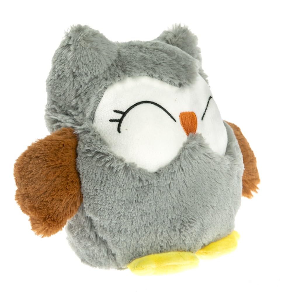 pelucho-bouillotte-peluche-chouette-grise-grains-bl-lavande-france image 2