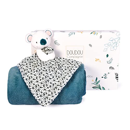 doudou-et-compagnie-les-plaids-koala-plaid-b-b-bleu-100x70-cm image 8