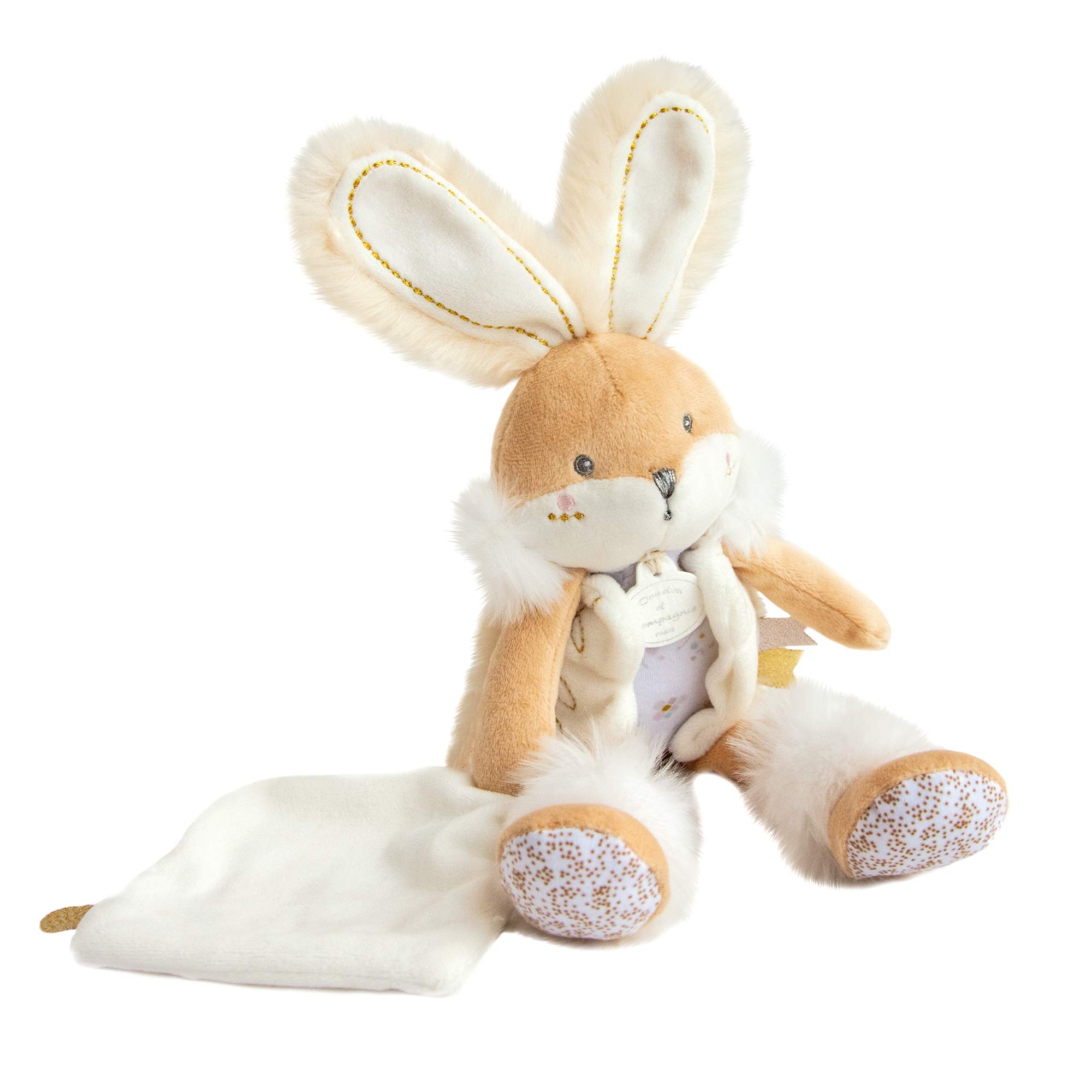 doudou-et-compagnie-lapin-de-sucre-dc3485-peluche-lapin-beige-31-cm image 2