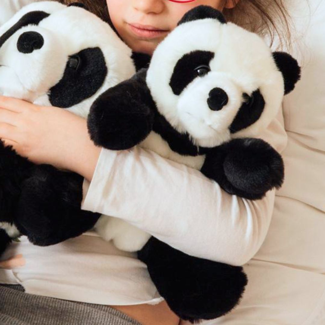 la-pelucherie-sam-panda-peluche-douce-28-cm-personnalisable image 2