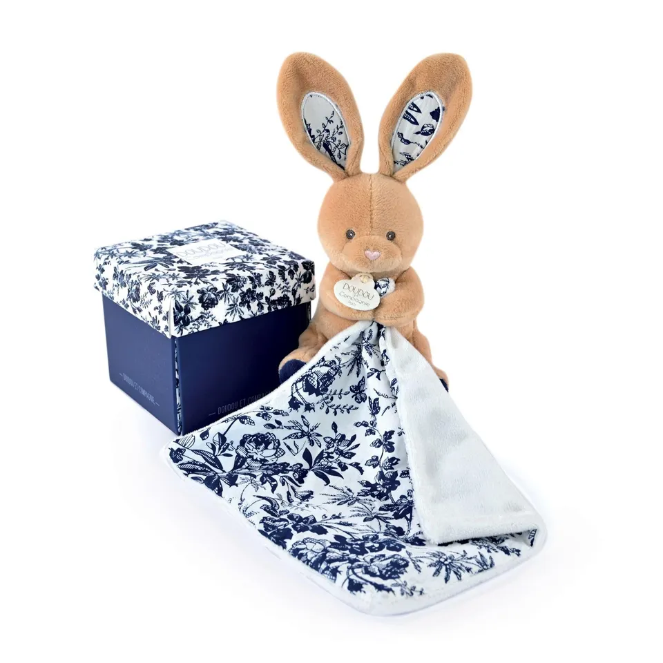 doudou-et-compagnie-les-boh-aime-lapin-doudou-12cm image 1