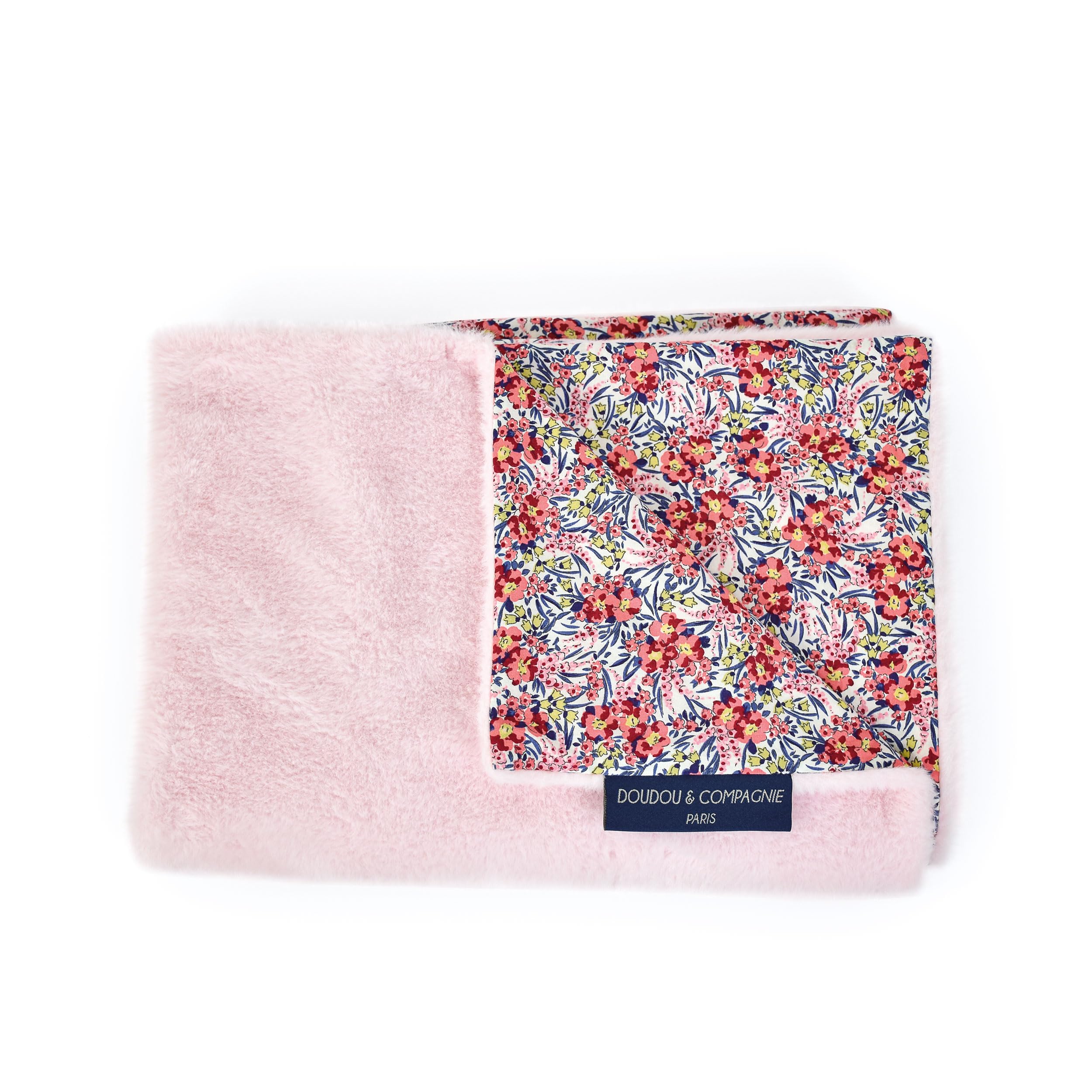 doudou-et-compagnie-boh-aime-plaid-b-b-rose-70x100-coton image 3
